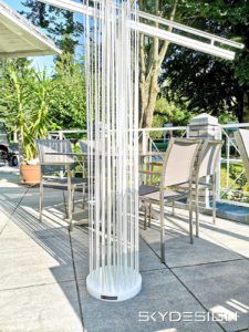 Moderner Garten Raumteiler